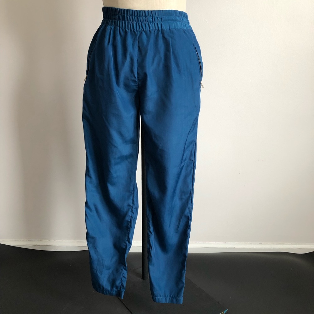 Dark Teal Fitted Waist Pant